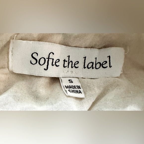 Sofie the Label A Dream is a Wish 3/4 Romance Sleeve Watercolor Asymmetric Frock - Picture 10 of 13